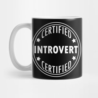 Certified Introvert - Typography Design Mug